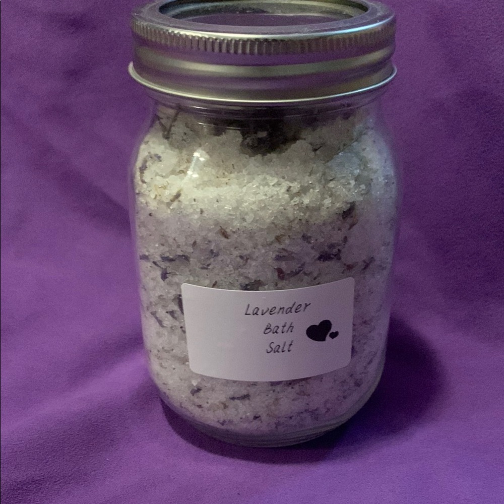 Handmade Lavender Bath Salt